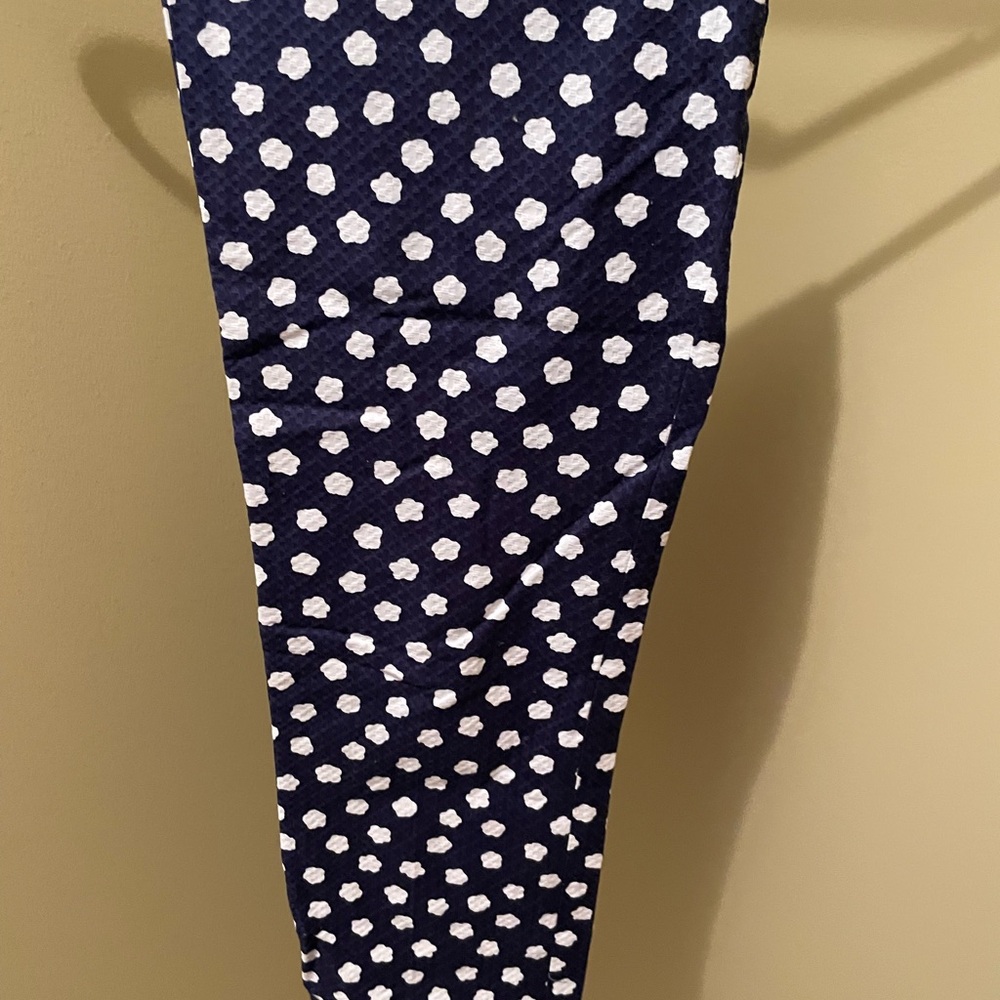 Kate Spade Navy and White Polka Dot Pants. FIRM PRICE